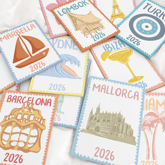 Custom Travel Book - Pastel Series