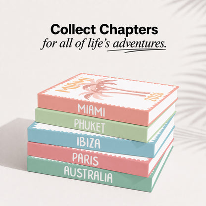 Custom Travel Book - Pastel Series