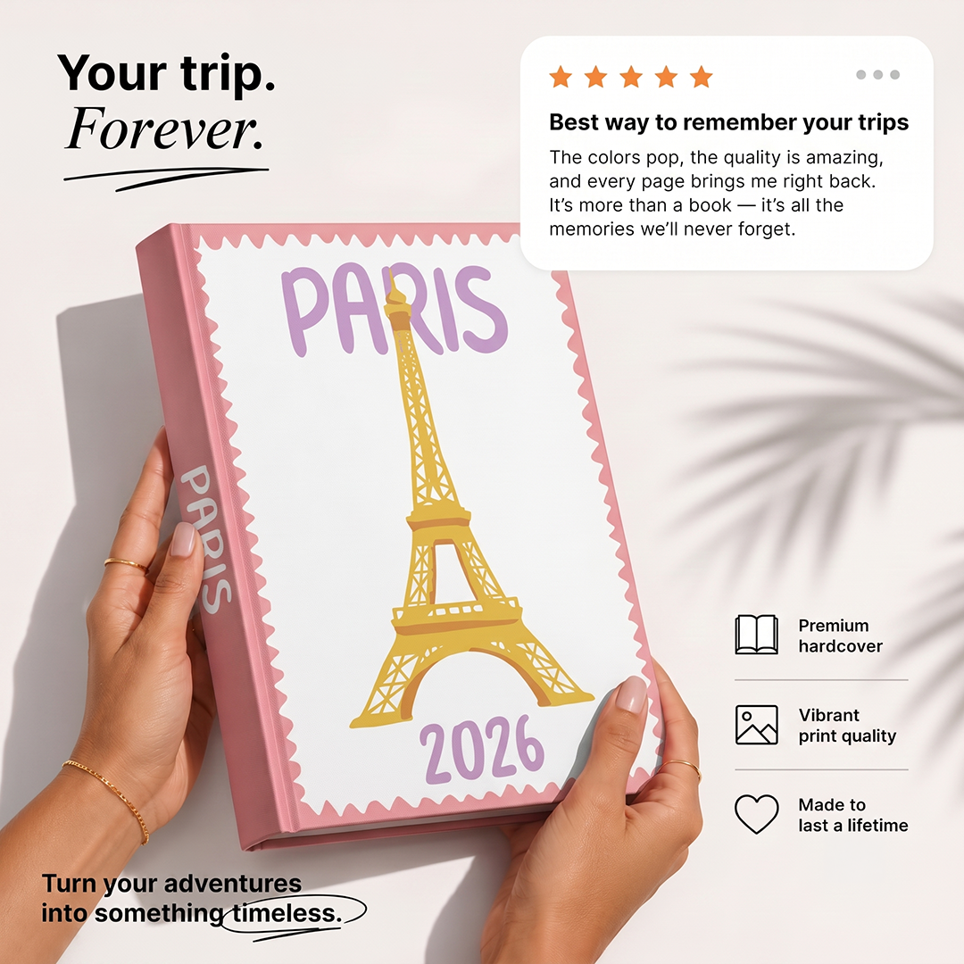 Custom Travel Book - Pastel Series