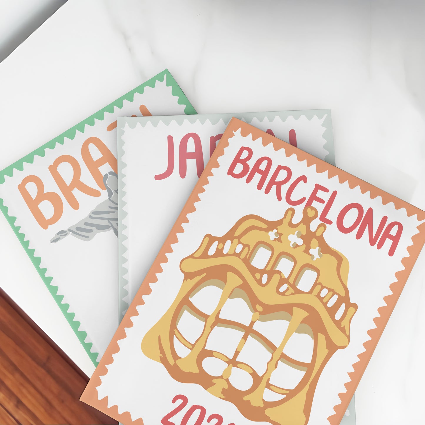 Custom Travel Book - Pastel Series