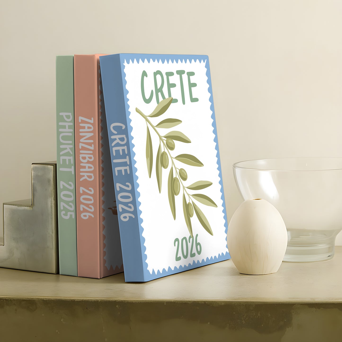 Custom Travel Book - Pastel Series