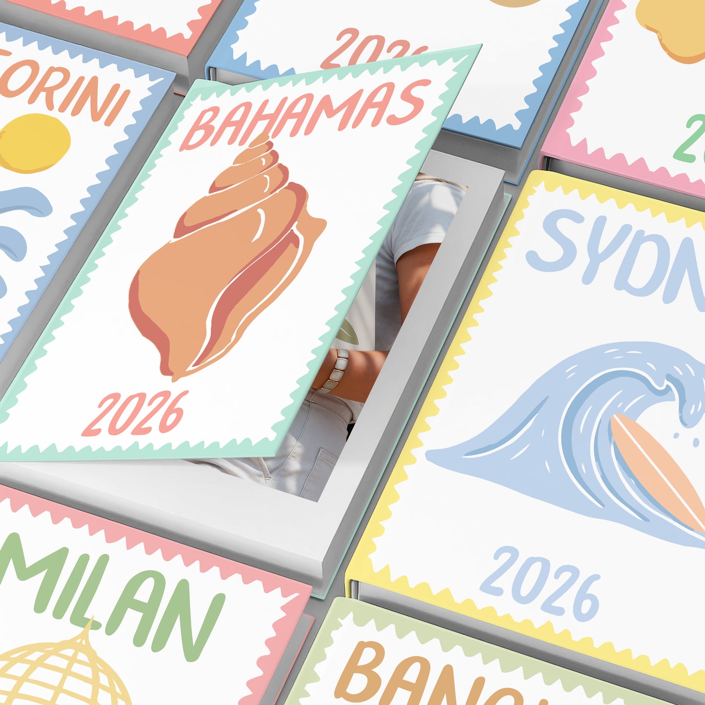 Custom Travel Book - Pastel Series