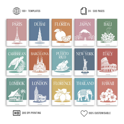 Custom Travel Book - Iconic Series