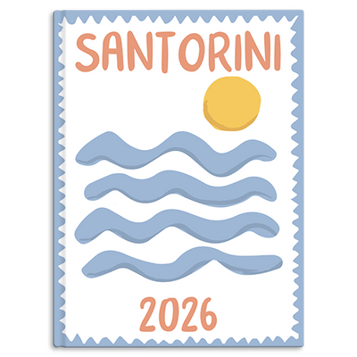 Santorini - Pastel